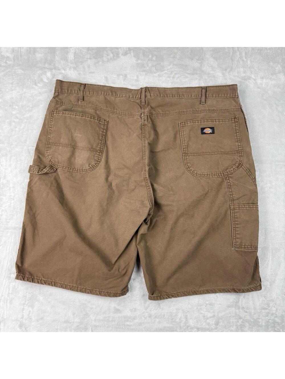 Dickies Carpenter Shorts Brown Workwear Utility Loose Fit Mens W46 Skate Casual